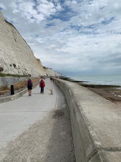 Walking under the cliffs, somewhere between Roedean and Rottingdean